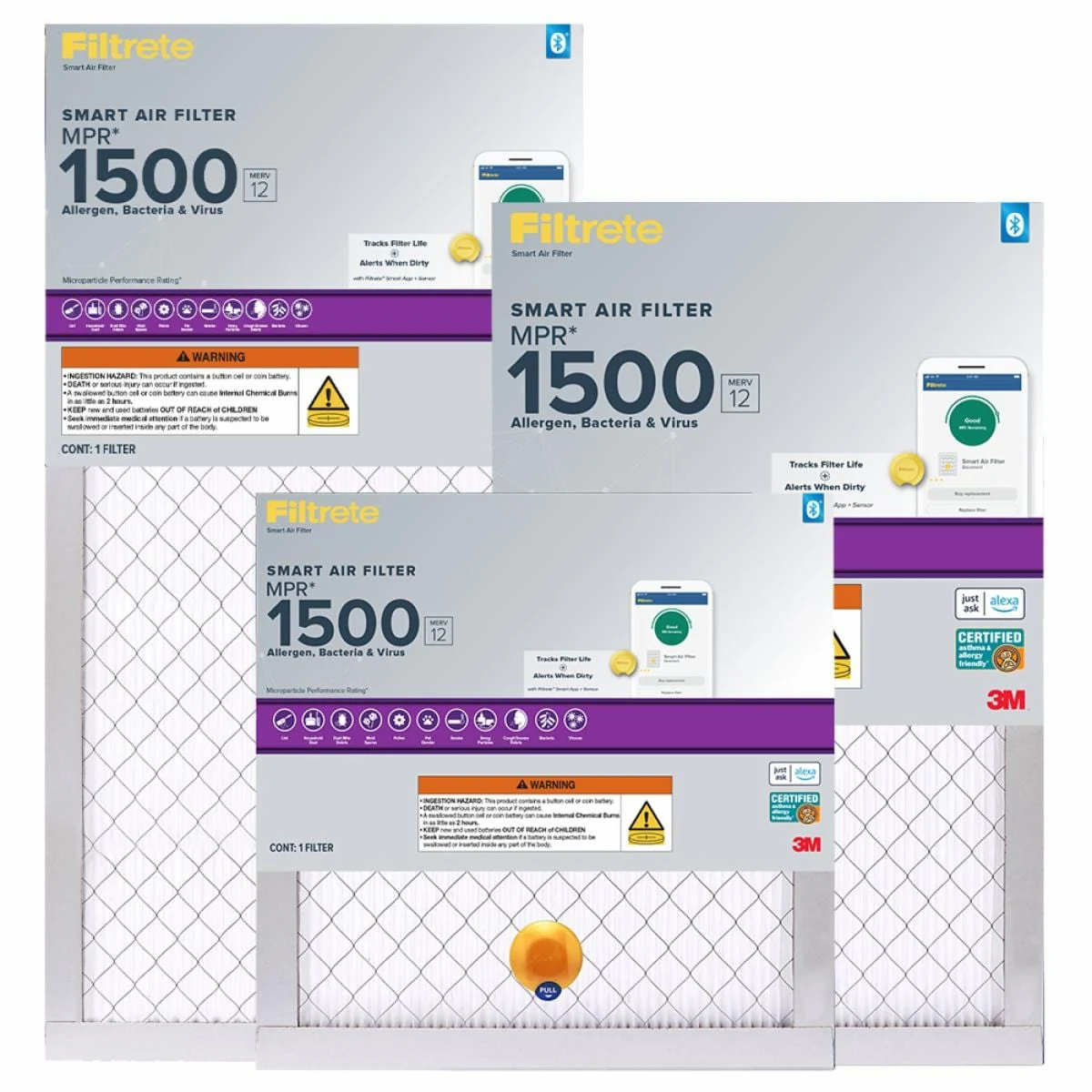 Filtrete 1500 Healthy Living Ultimate Allergen 20x20x1 Official Studio Photography