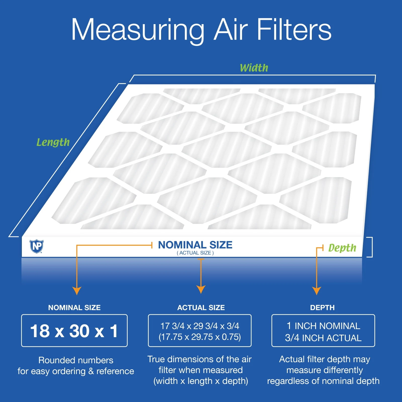 Nordic Pure Pleated AC MERV 13 16x25x1 Air Filter Official Studio Photography